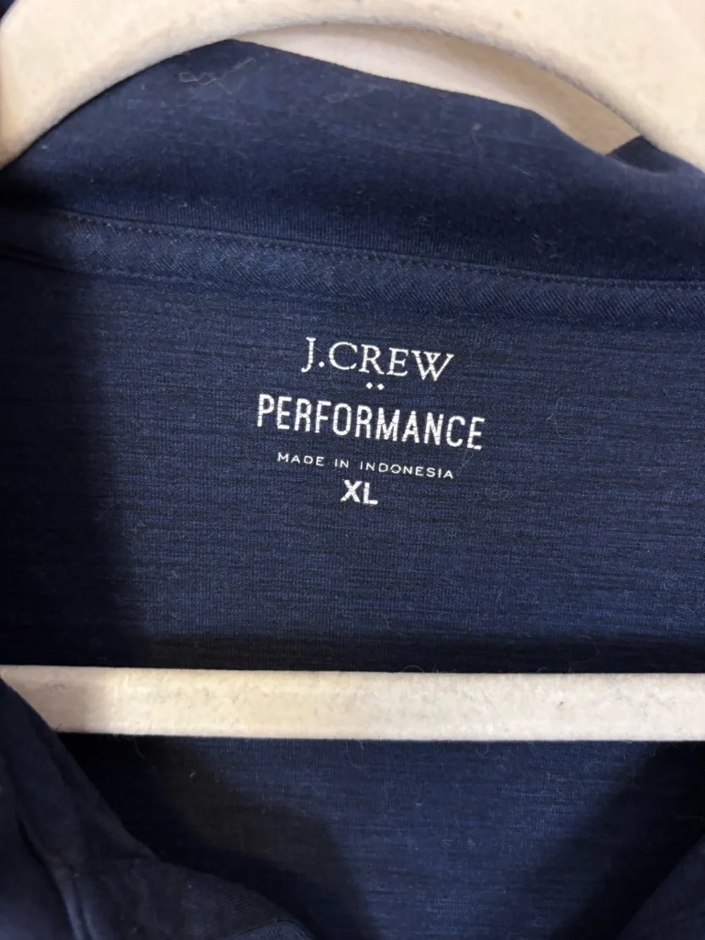 J. Crew Men's Performance Polo -‎ Navy XL